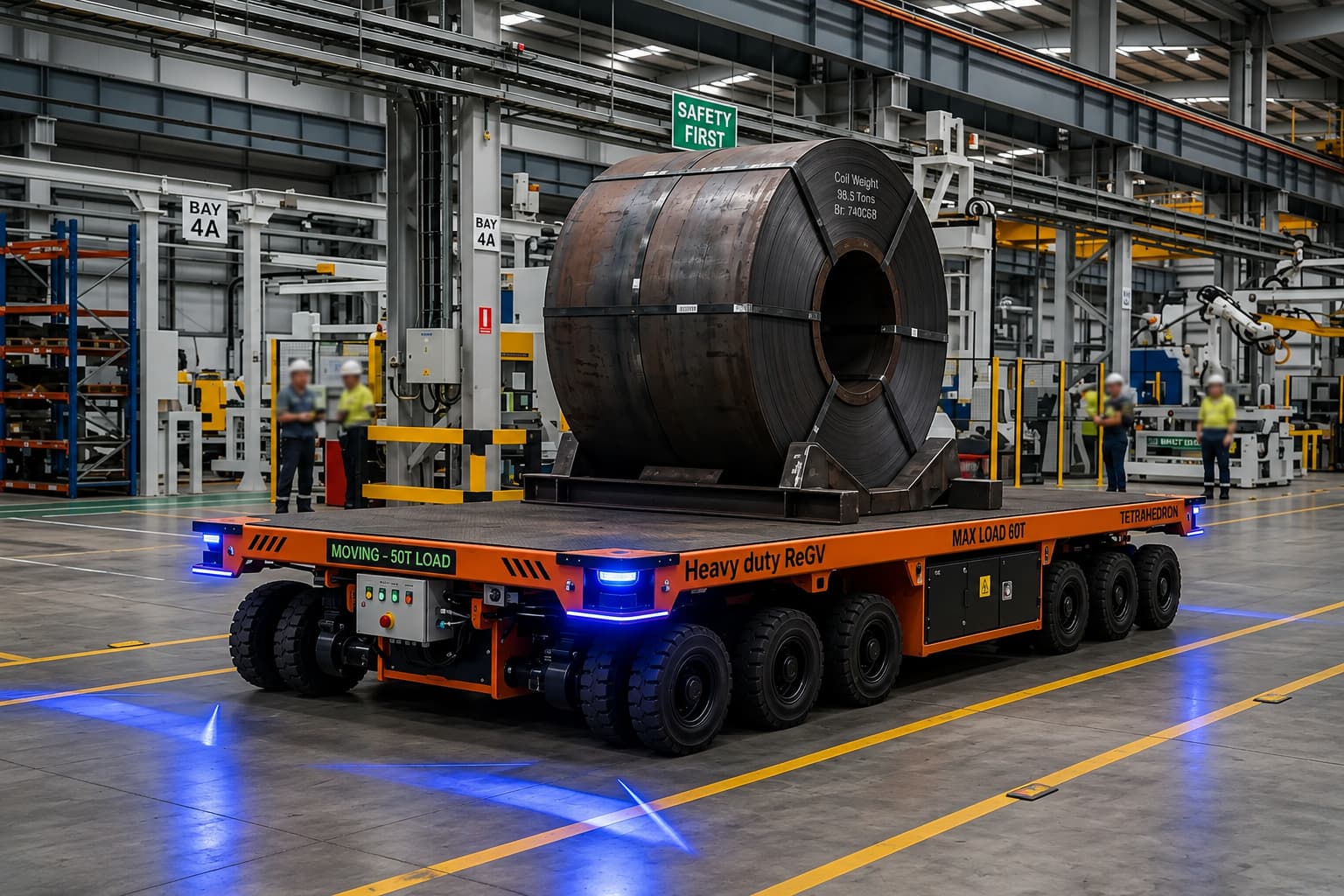 ReGV (Remote Guided Vehicle) - Heavy Duty AGV/AMR Automation Solution